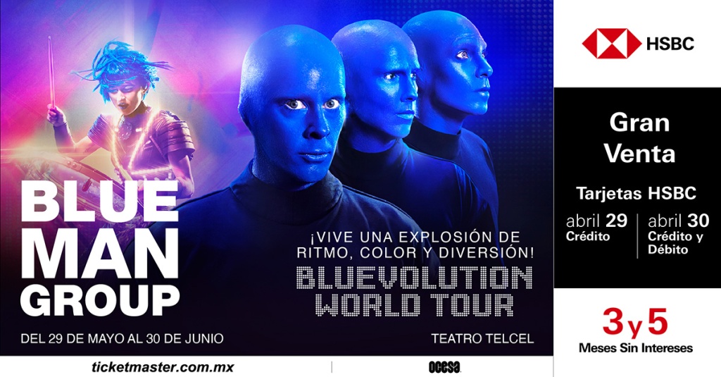 Blue Man Group regresa a México con su nuevo tour